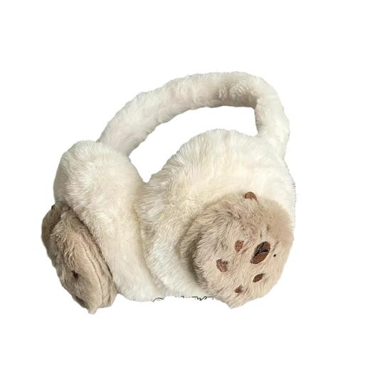 「高颜值！可折叠设计」卡皮巴拉仿兔毛耳罩 学生保暖耳捂防冻冬季耳罩女防寒耳包配饰 商品图4