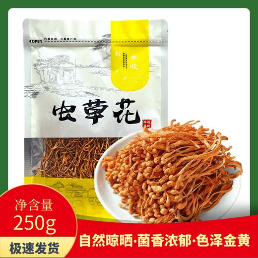 丹凤县 甄选优质虫草花250g/袋煲汤臻品 商品图0