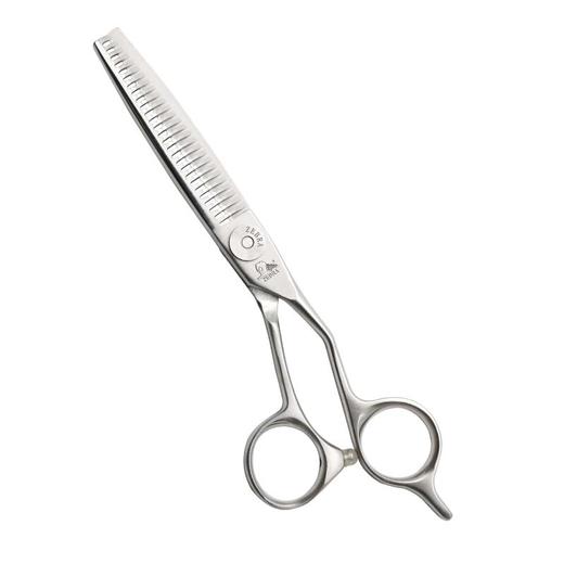 ZEBRA斑马剪刀 E602730 牙剪/调量剪/无痕牙剪/打薄剪/去发量15-20%/ 单刃安全刀/平齿/27根齿/正刃/6寸 商品图4