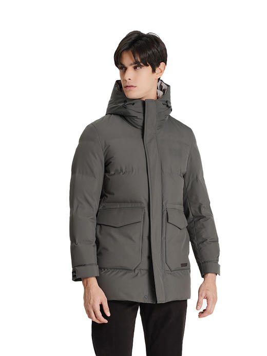 callisto绿色鹅绒羽绒服 商品图1