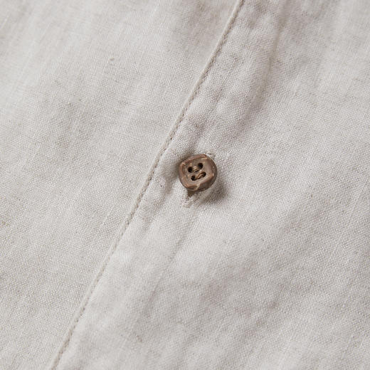 ROMI STUDIO“游弋自然”120G100%雨露麻砂洗洗水肌理衬衣24SST1056 商品图3