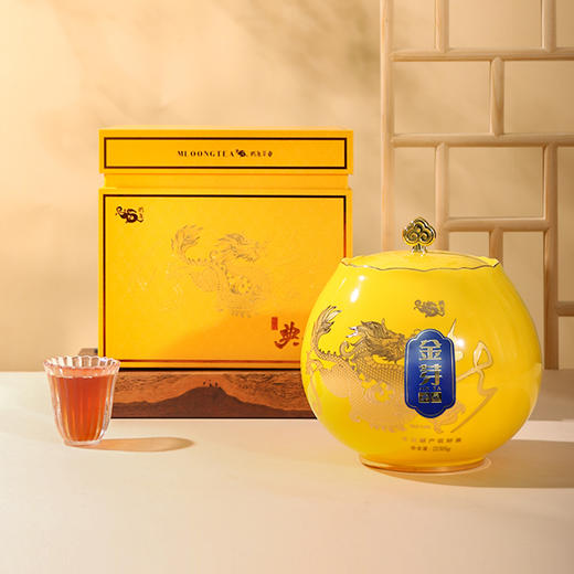 鸣龙典藏金芽一罐238g送礼盒 商品图0