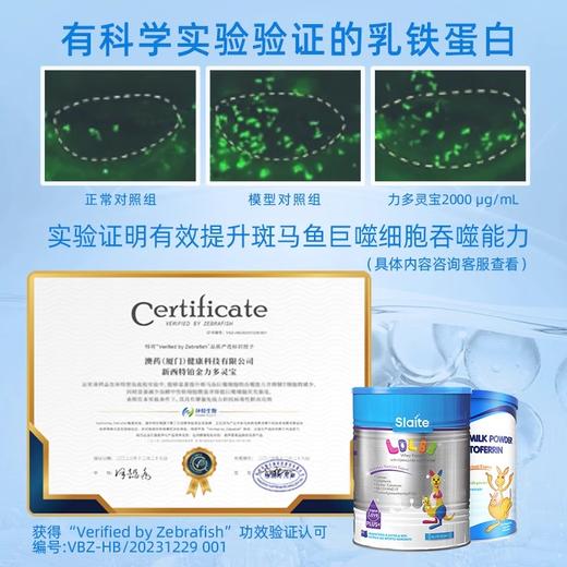slaite新西特乳铁蛋白调制乳粉澳洲进口宝宝蛋白粉儿童营养品/XXT-000083 商品图4