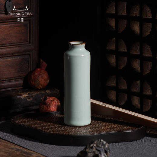 问鼎汝窑精工款君子瓶 商品图0