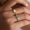 北京仓｜Ananda Soul-Shine Stack-月光石 戒指（一套2只）［印尼设计师］ 商品缩略图0