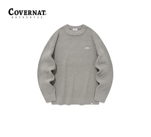Covernat秋季针织套头毛衣男女同款外套毛衣CO2303KT07 商品图0