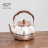 臻宝堂银壶纯银999烧水壶纯手工甑型壶足银煮茶提梁壶高端银茶具榴实甑型壶(经典款)1100ml 商品缩略图0