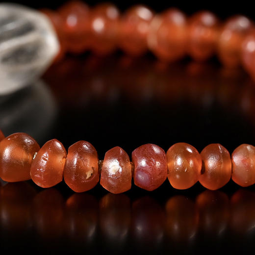 西亚高古六棱白水晶+红玛瑙手串 商品图5