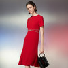 EITIE爱特爱春季新款优雅显瘦垂感舒适收腰鱼尾连衣裙礼服7777402 商品缩略图1