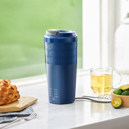 英国摩飞新品可搅拌便携烧水保温咖啡奶泡杯 MR6062 YH 商品图4