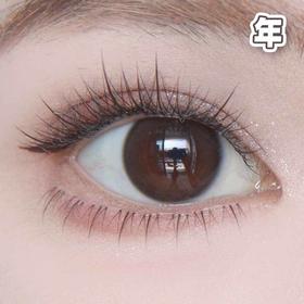 #minimoo 迷你茉莉 黑棕色 14.0mm【1片装】超小染色 /  敏感眼舒适推荐 / 年抛