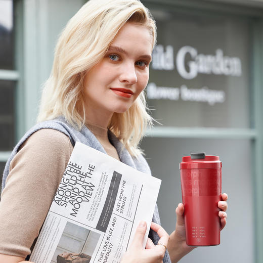 英国摩飞新品可搅拌便携烧水保温咖啡奶泡杯 MR6062 YH 商品图1