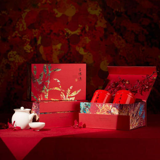 2025CNY璀璨二中礼盒(阿里山乌龙150g+桂花乌龙150g) 商品图2