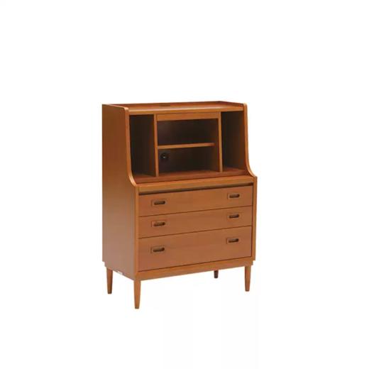 Karimuku60日本进口复古实木多功能柜梳妆柜写字台化妆镜收纳 商品图4