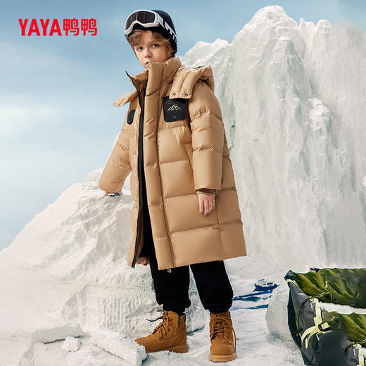 鸭鸭儿童羽绒服男女童2024冬季新款童装中大童加厚保暖防风外套 商品图5