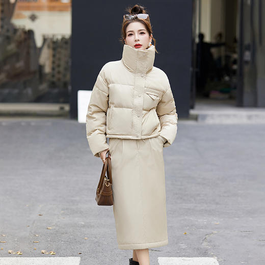 冬季新款，时尚潮流高端大气上档次两件套白鸭绒羽绒服HR-BBL23018 商品图6