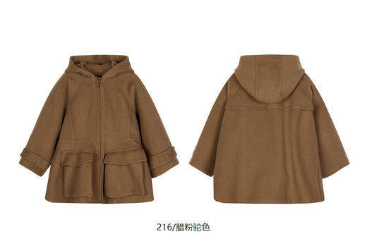 jnby   24年冬款  中长款呢大衣  1OA811110 商品图12