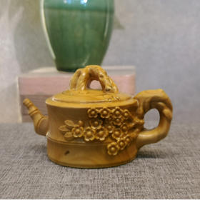 新品梅花把把壶°黄杨