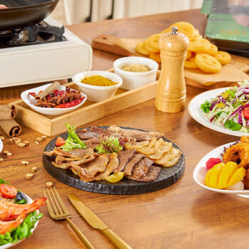 游牧御品 烤肉食材520g 2-3人家庭装 烤肉套餐烧烤食材6种 牛肉生鲜 商品图3