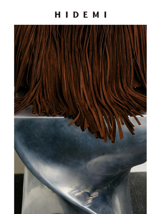 HIDEMI 节日系列进口羊麂皮长流苏设计感经典tote水桶包 商品图3