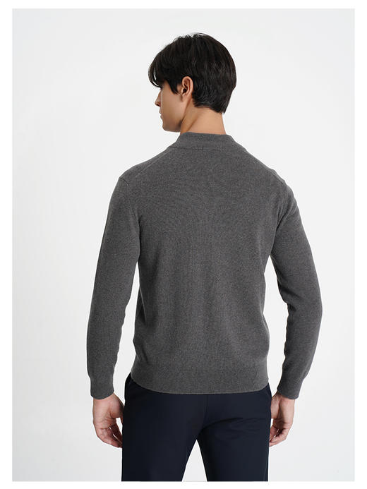 callisto深灰色山羊绒长袖毛衣 商品图4