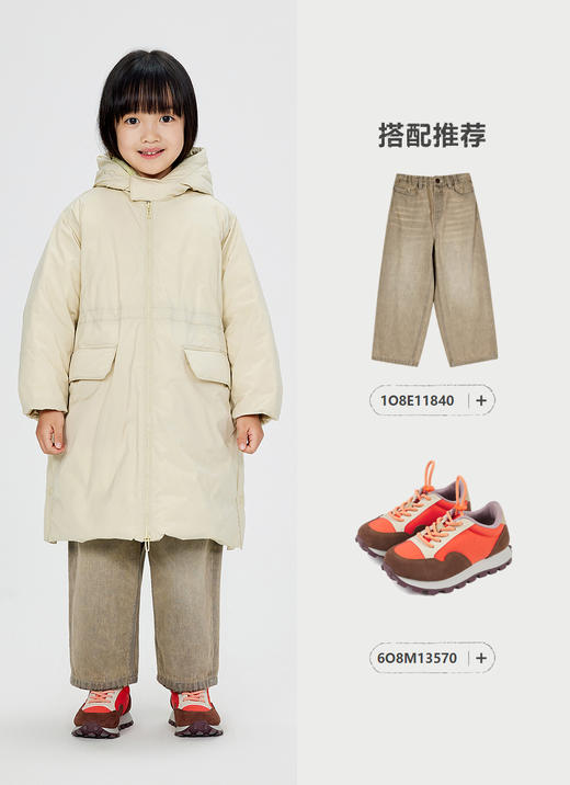 jnby   24年冬款  超长款羽绒服  1OAC10550 商品图5