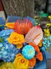 「蓝橙撞色」绣球辉煌玫瑰郁金香混搭花束（需提前一天预定） 商品缩略图1