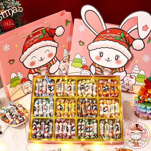 圣诞年货好礼【圣诞12味甜蜜！带你重拾儿童回忆 】12种口味大白兔奶糖礼盒装怀旧儿童零食送朋友女生圣诞节礼物。ry 商品图6