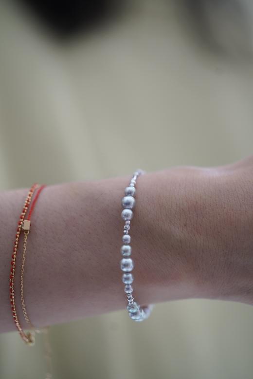 Akoya蓝玫瑰手链「小微笑满天星」 商品图1