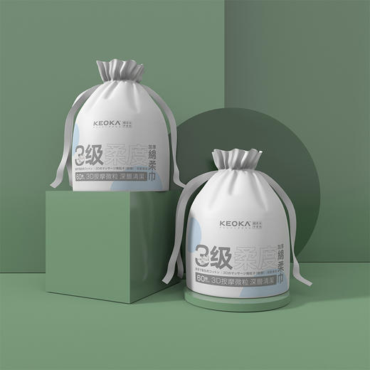 【积分商城】【1000积分兑换】柯尤卡3级卷筒棉柔巾220*220mm 60节 商品图1