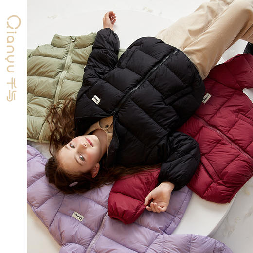 笛莎千与2024冬季新款男女童同款轻薄羽绒服 商品图2