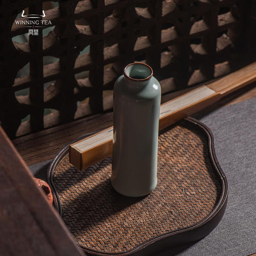 问鼎汝窑精工款君子瓶 商品图2