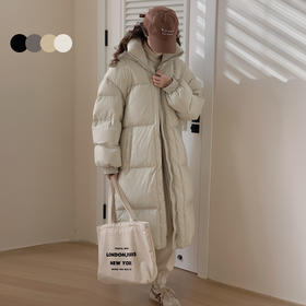 西遇长款立领加厚棉服女冬季新款袖口收缩设计加绒保暖外套SS141428