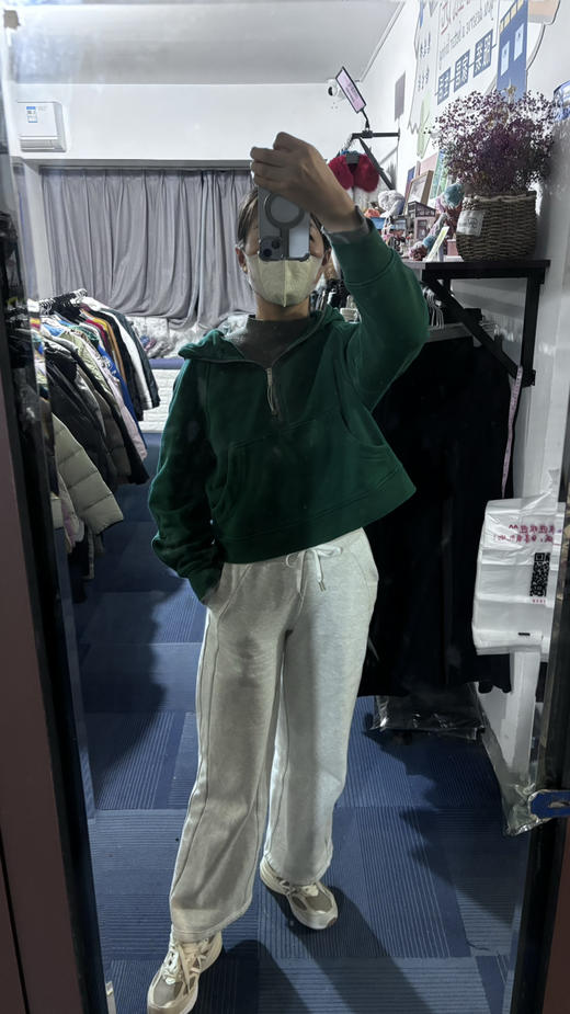 【捡漏】更新库存 LU家 薄绒 半拉链卫衣  每色都好看 商品图11