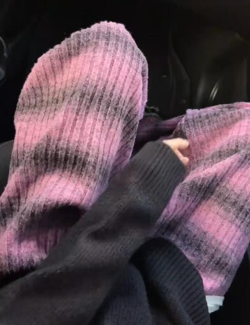 <曾小咸推荐>  条纹加绒糯米裤 日常159.99/件 活动价99.99/件！！ 商品图1