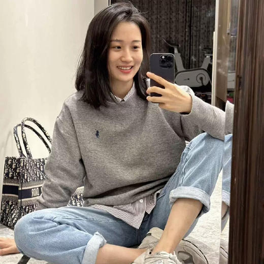 【断码捡漏】 加绒卫衣 RL 拉夫刺绣小马 圆领加绒卫衣 商品图5