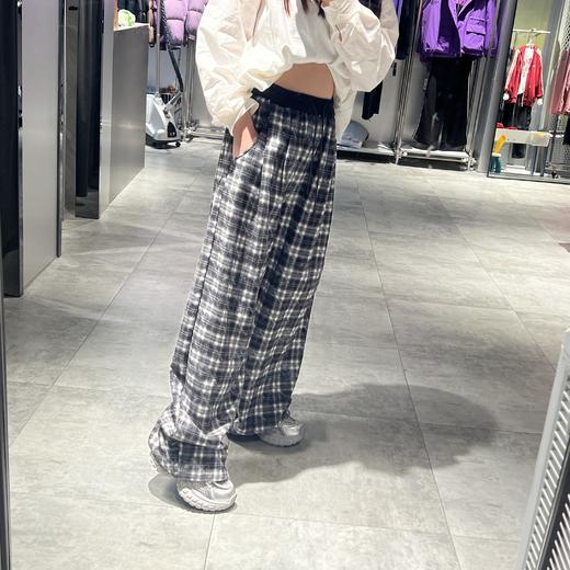 B加绒黑白格子休闲裤 冬季 091174620675 商品图1