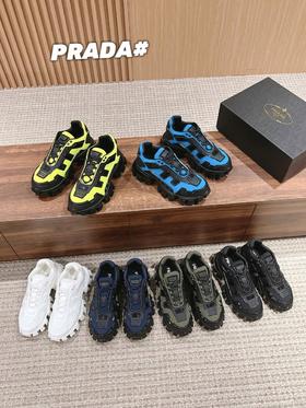 限定男码普拉达机器人运动鞋设计以雕塑感设计重新演绎Prada男士风格这款针织织物（HC）