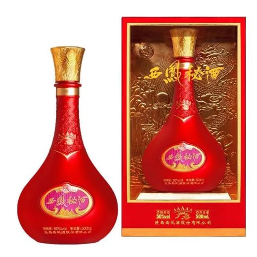 陕西西凤酒秘酒  50度浓香型白酒  整箱500ml*6瓶包邮 商品图2