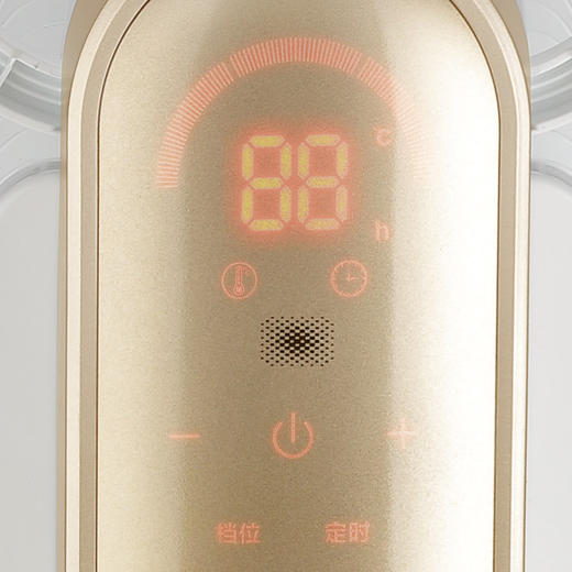 GREE格力 电暖器 NDY17-21B-11 电热油汀 科技生活 随心掌控 白+香槟金色 商品图5