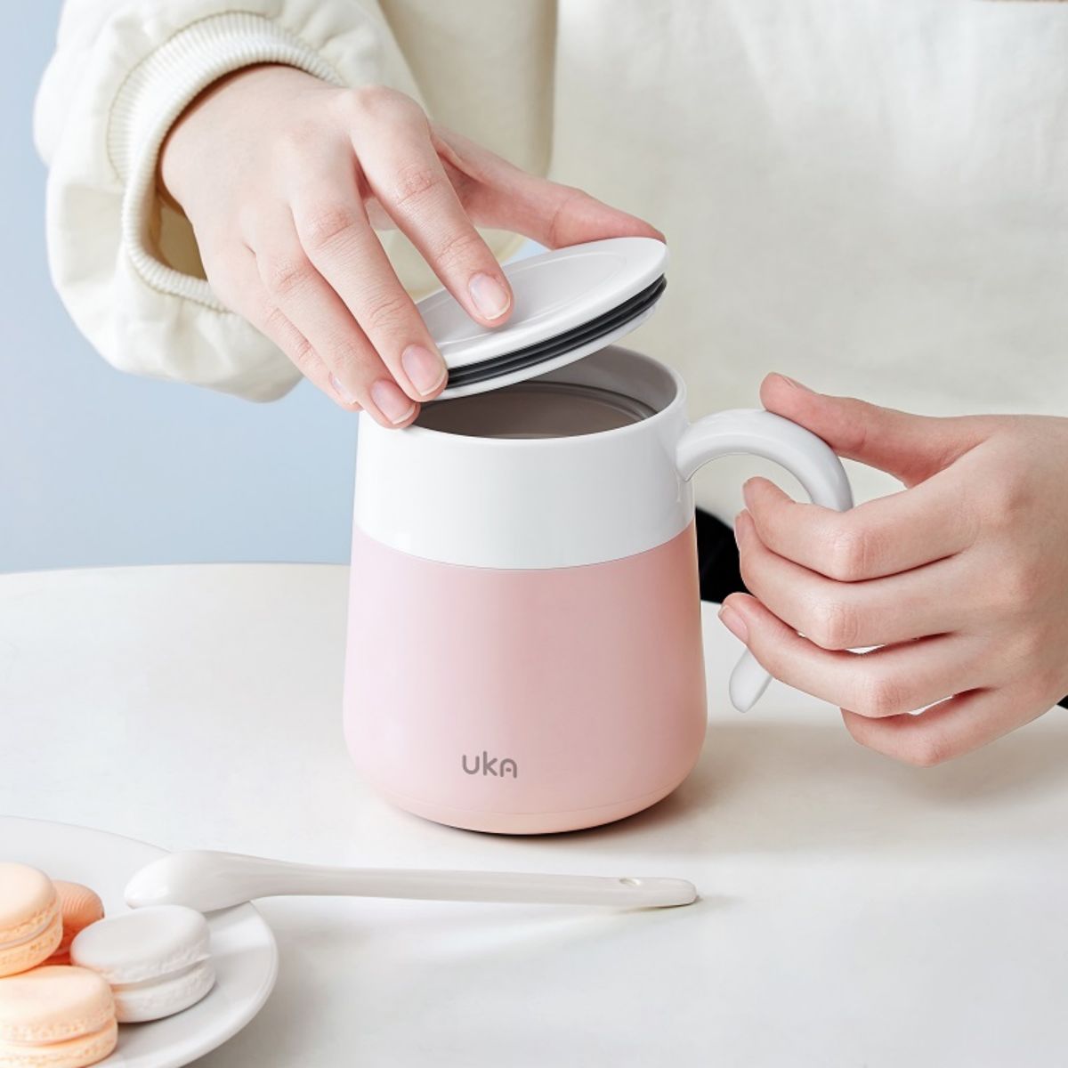 UKA微烹宝Cafe玻璃保温马克杯