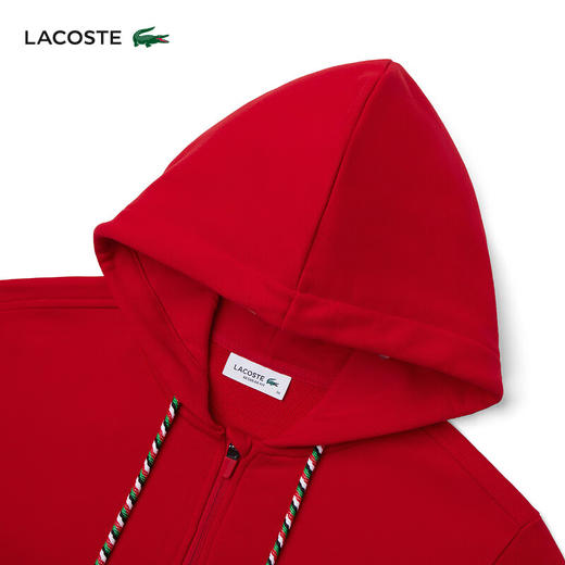 Lacoste福蛇新春系列女装新款时尚拉链连帽卫衣SF5442-98 商品图4