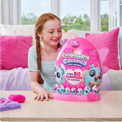 zuru云波独角兽魔法蛋抱抱精灵星球盲盒儿童女孩玩具毛绒公仔玩偶 商品图3