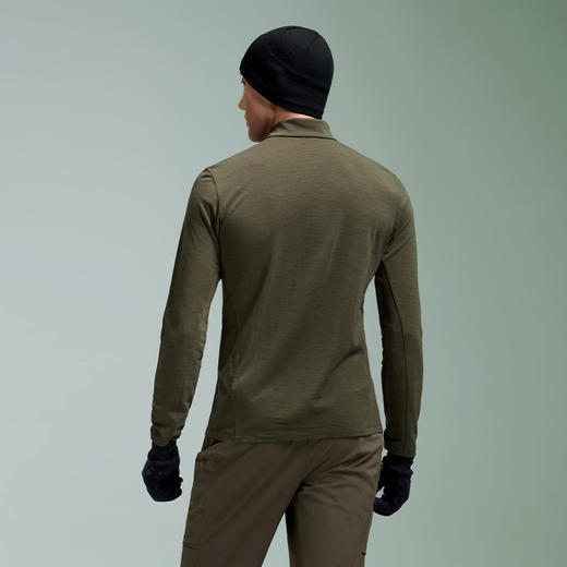 KAILAS凯乐石 户外运动 男款羊毛立领功能长袖T恤 KG2442143【Z】 商品图4