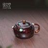 臻宝堂银壶大漆螺钿西施壶999纯银泡茶壶纯手工一张打壶足银茶具大漆金鳞西施壶150ml 商品缩略图1