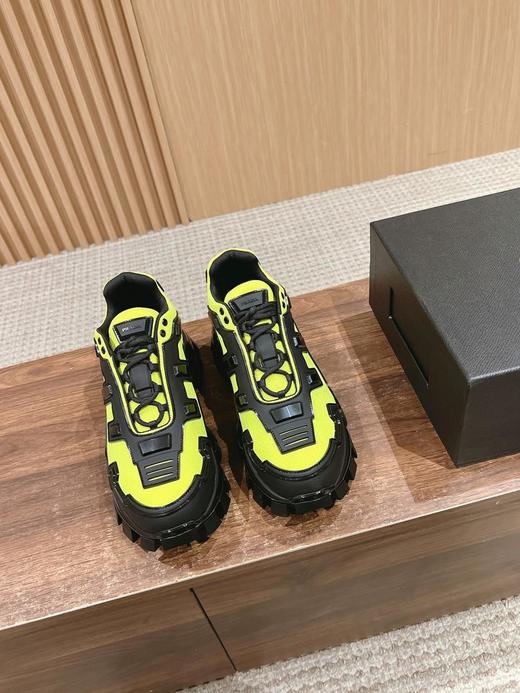 限定男码普拉达机器人运动鞋设计以雕塑感设计重新演绎Prada男士风格这款针织织物（HC） 商品图5