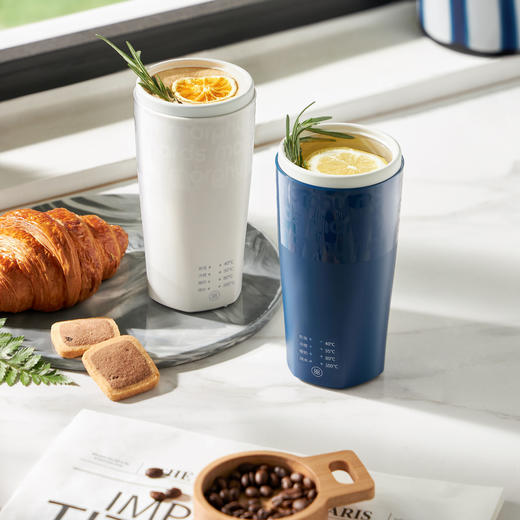 英国摩飞新品可搅拌便携烧水保温咖啡奶泡杯 MR6062 YH 商品图6