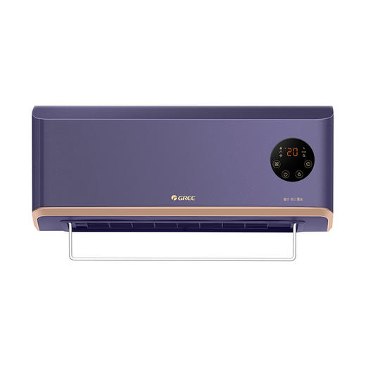 GREE格力 电暖器 NFBC-X6022B 壁挂式暖风机 居浴两用 三档可调 极光紫 商品图1