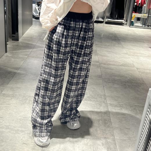 B加绒黑白格子休闲裤 冬季 091174620675 商品图0
