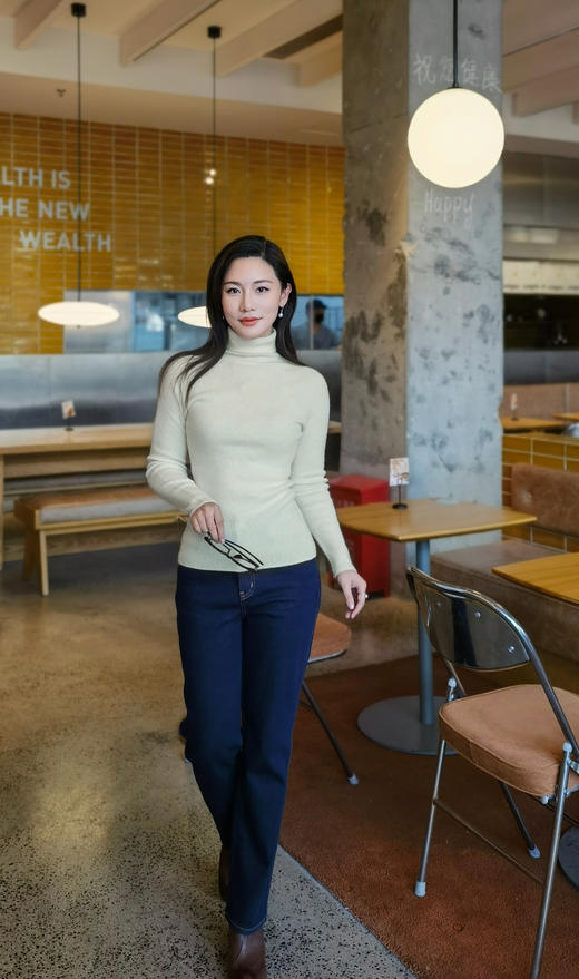 逸红颜明月优选 #黄金30羊绒毛衣【柿柿&欣欣】12针无缝一体机,多色入"天衣无缝"秋冬万能内搭 商品图11